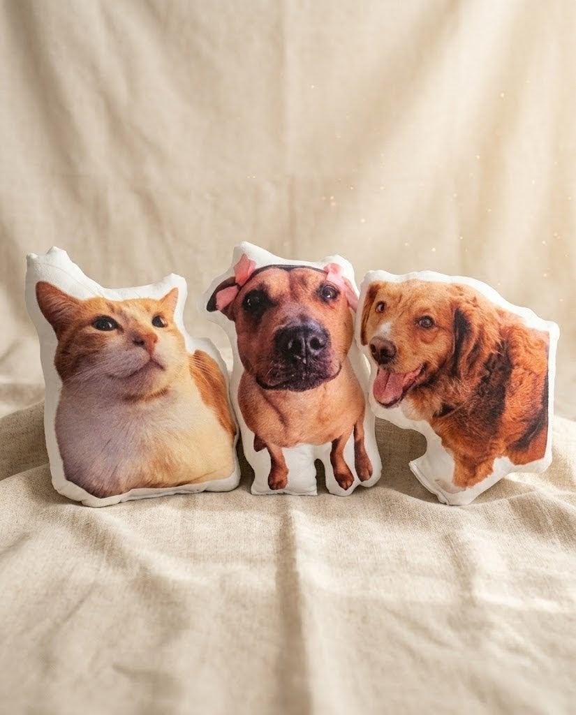 Cojín Personalizado con Foto de Mascota — Hecho a Mano AURI