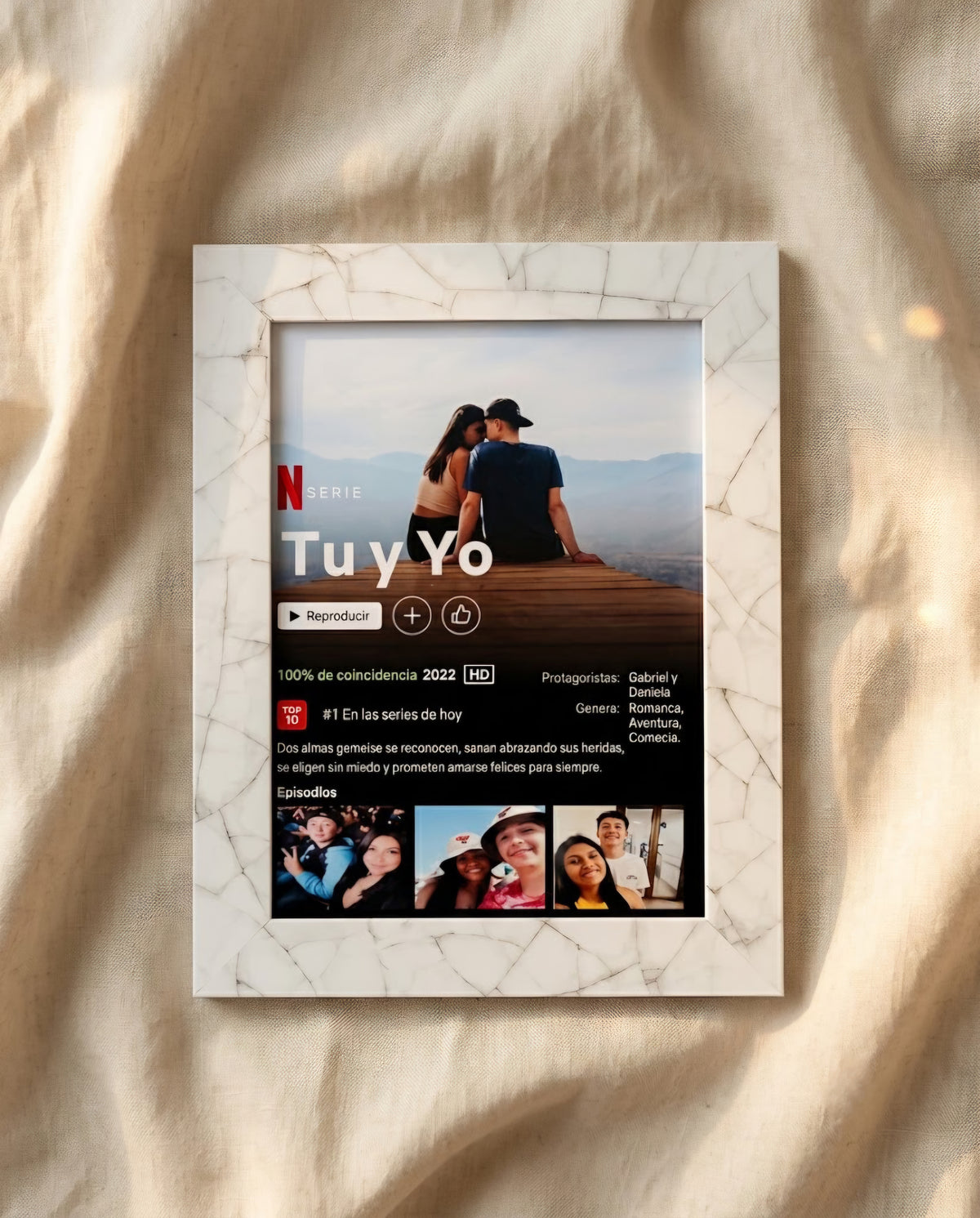 Cuadro A4 Personalizado con Foto — Decoración Hecha a Mano AURI