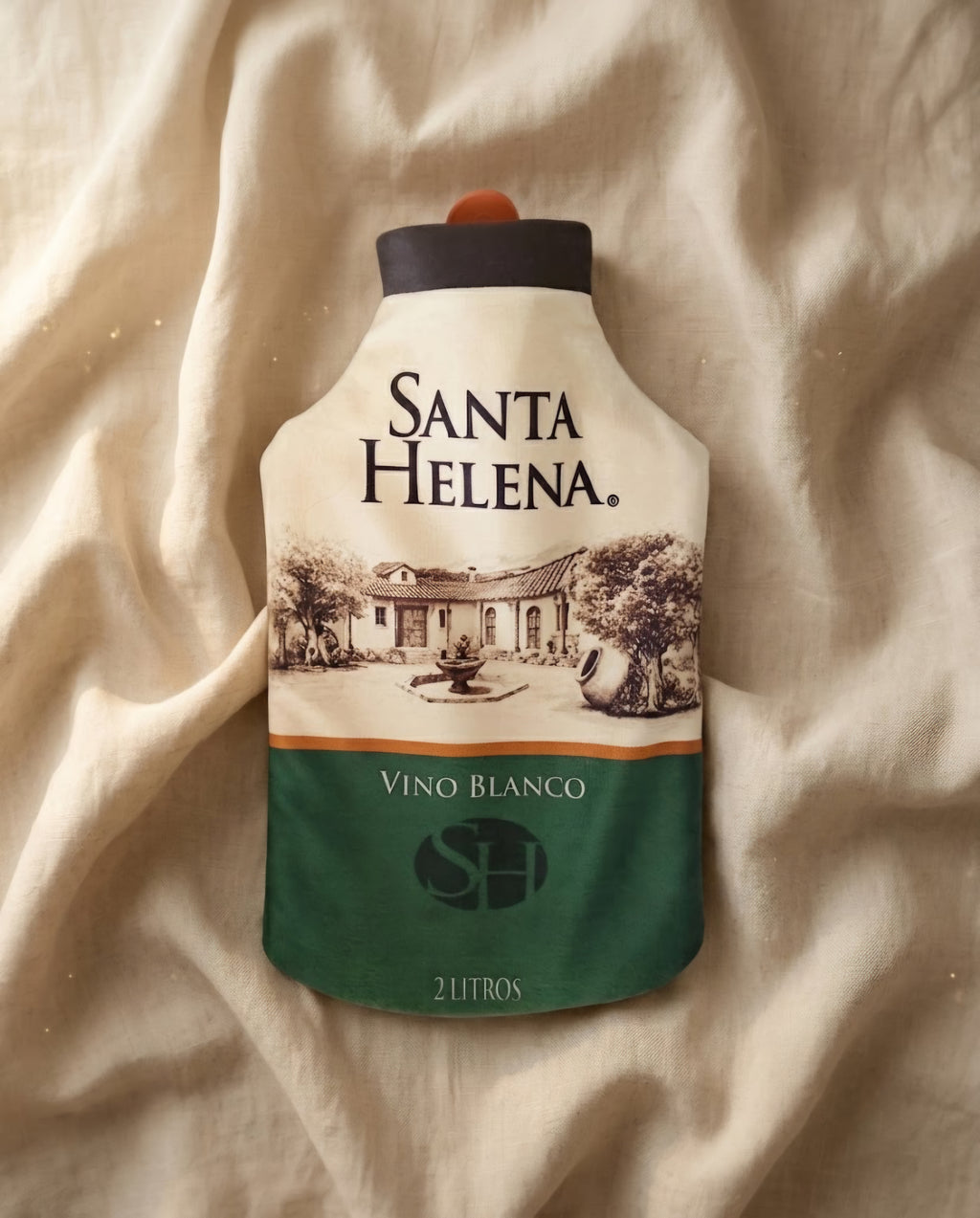 Guatero 2L Personalizado con Foto — Funda Hecha a Mano AURI